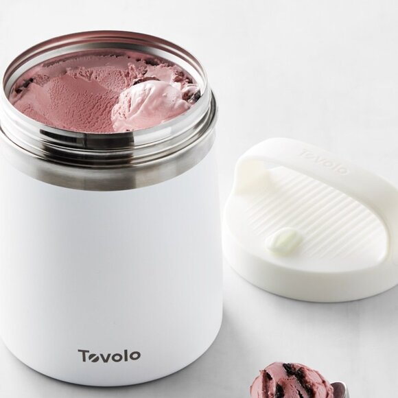 Tovolo White Double-Insulated Ice Cream & Food Container with Handle BPA-Free - Picture 7 of 7